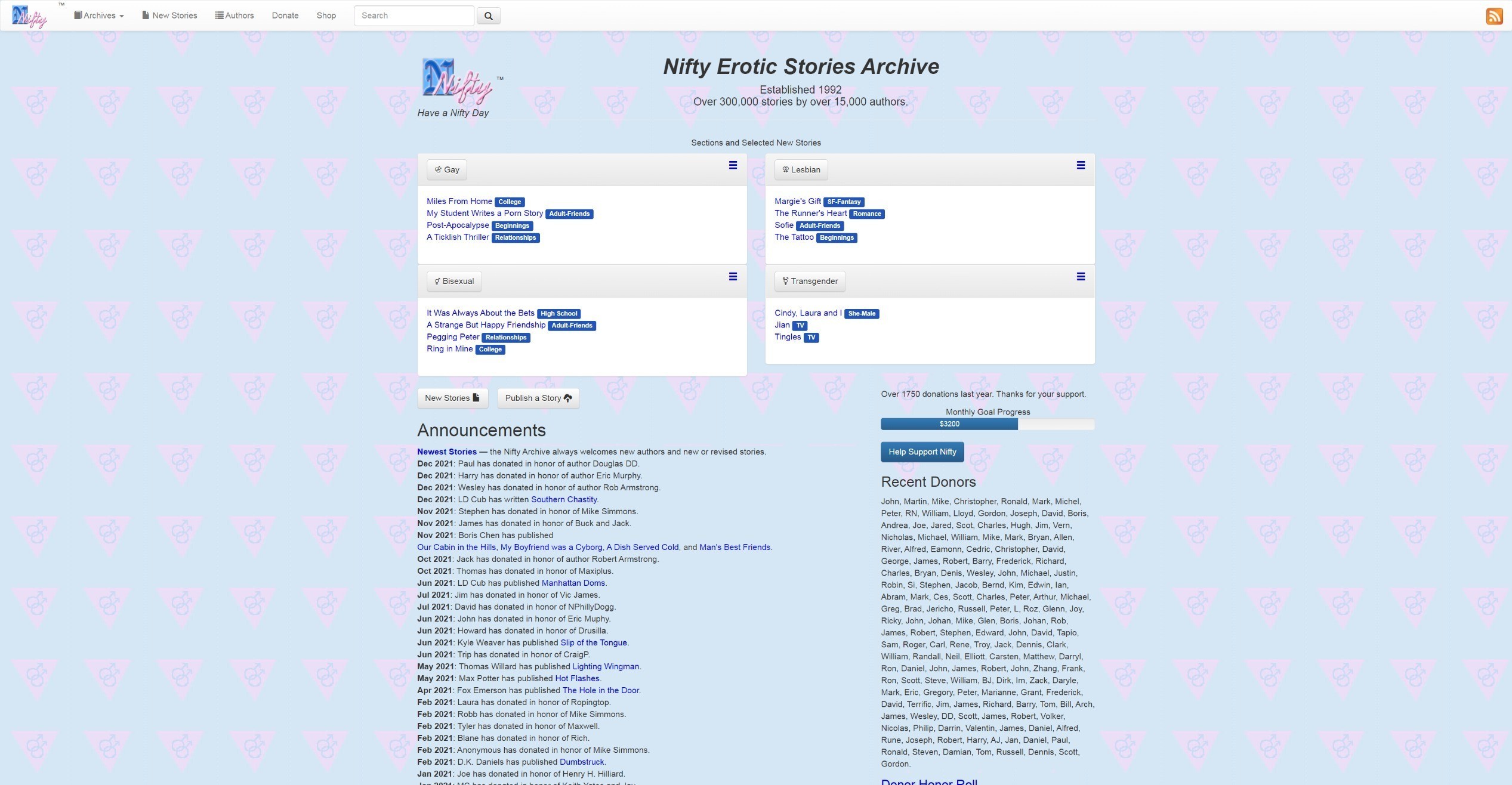 Nifty Erotic Archives