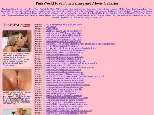There are so many free porn pictures and films on Pink World that you’ll fe...